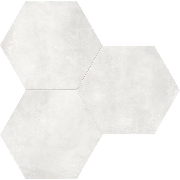 Anatolia Artisano Bianco 7 inch x 8 inch Hexagon Matte Porcelain Tile – 2.8 sq.ft. per Case