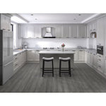 Charger l'image dans la visionneuse de galerie, LIFEPROOF Brooklyn 7mm x 6.5-inch Waterproof Engineered Oak Flooring (21.80 sq.ft./case, Grey, Wirebrushed, Click Lock)