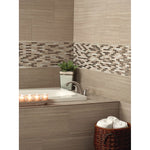Charger l'image dans la visionneuse de galerie, MSI Stone ULC Antique White 0.63 inch x 6 inch Glazed Ceramic Quarter Round Molding Tile 5 sq. ft./case – Glossy Crackled Finish