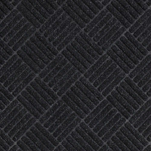Multy Home Contours Parquet Charcoal 2 ft. x 3 ft. Indoor / Outdoor Rectangular Needlepunch Door Mat