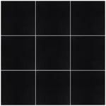 Charger l'image dans la visionneuse de galerie, Merola Tile Klavier Matte Black Porcelain Tile 0.31 inch Thick 17.88 inch x 17.88 inch 11.33 sq ft/case Matte