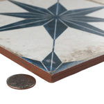 Load image into Gallery viewer, Merola Tile Kings Star Blue 17-5/8 inch x 17-5/8 inch Ceramic Floor and Wall Tile – 11.02 Sq. Ft. Coverage per Case