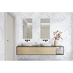 Load image into Gallery viewer, Title: MSI Stone ULC Dymo Statuary Wavy White Glossy Glazed Wall Ceramic Tile 0.37 inch Thick 12 inch x 24 inch (16 sq. ft./Case)