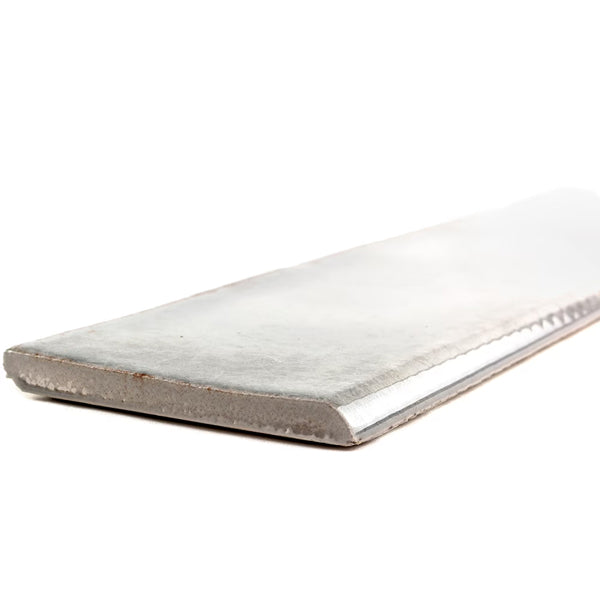 Ivy Hill Moze Taupe 3 in. x 12 in. Ceramic Bullnose Wall Tile Trim