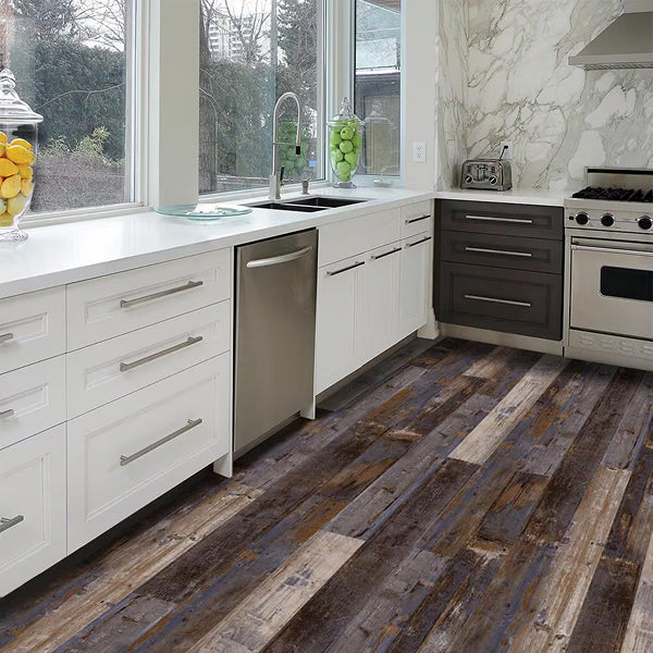 Deco Products COLORS Floor and Wall Samba Aged 6-inch x 36-inch Luxury Vinyl Plank (30 sq.ft./Case)