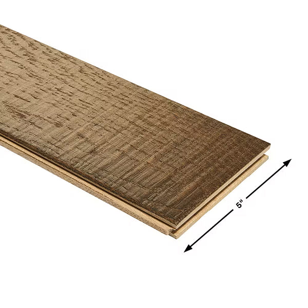 Monterey French Oak wide plank solid hardwood flooring with matte finish and varying lengths