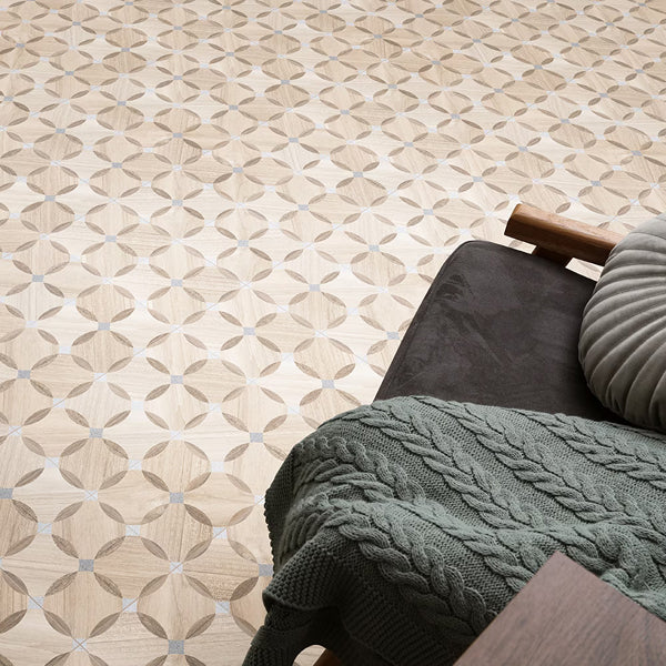 Merola Tile Komi Mossy Porcelain Tile 0.31 inch Thick x 7.88 inch Wide – 11.25 sq. ft. Coverage – Matte Geometric Finish