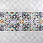 Load image into Gallery viewer, Merola Tile Sevillano Andalusia Ceramic Wall Tile 0.29 inch Thick 7.88 inch Wide 11.46 sq. ft. per Case – Glazed High Sheen Patterned Finish