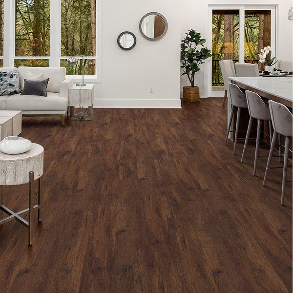 MSI Stone ULC Woodland Antique Mahogany 7.13-inch x 48.03-inch Luxury Vinyl Plank Flooring (23.77 sq. ft. / case)