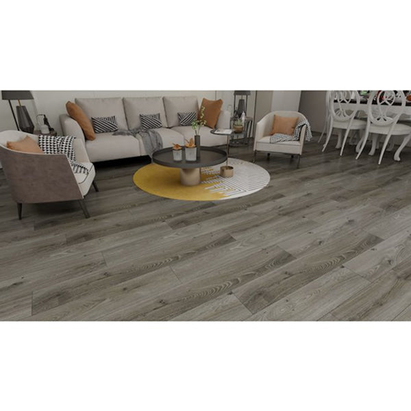 Primo SPC Vinyl Flooring 48 inch Length x 7 inch Width x 4 mm Thickness – Grey Oak Textured (33.09 sq ft/Carton)