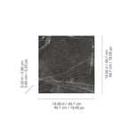 Charger l'image dans la visionneuse de galerie, Anatolia Lumino Carbon Porcelain Tile 0.34 inch Thick 20 inch x 20 inch 15.93 sq ft/case Matte Pressed