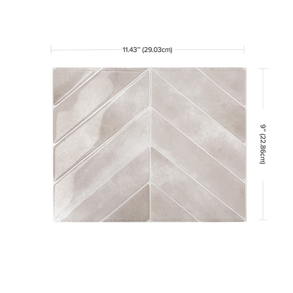 Smart Tiles Chevron Viby Pink Peel and Stick Backsplash Tiles 11.43 in x 9 in (4-Pack, 2.86 sq.ft.)