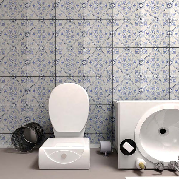 Merola Tile Klinker Alcazar Celosia 12.75 inch x 12.75 inch Ceramic Floor and Wall Tile 6.96 sq. ft./case – Satin Textured Finish