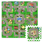 Charger l'image dans la visionneuse de galerie, Sorbus Floor Traffic Play Mat Interlocking Set 9 Piece – Kids Foam Puzzle Floor Play Mat