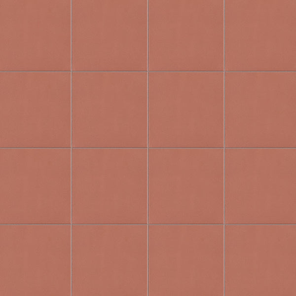 Merola Tile Klinker Red 7.75 inch x 7.75 inch Ceramic Floor and Wall Tile – 9.24 sq ft per Case, Unglazed Quarry Tile for Indoor & Outdoor Use