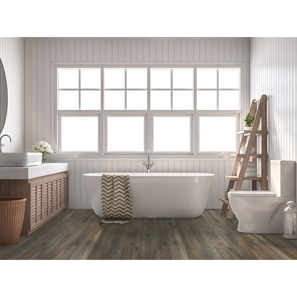 Bois franc d'ingénierie imperméable MSI Woodridge Tulane Hickory de 6,5 po (21,67 pi²/caisse)
