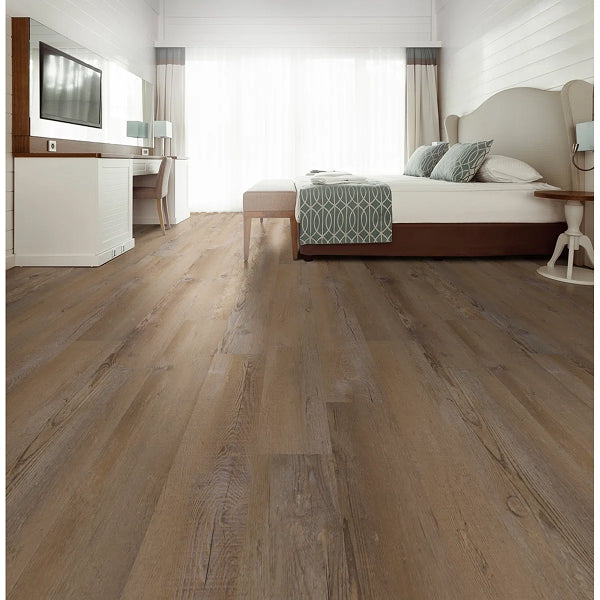 Brushwood 7 in. x 48 in. 2.5mm 20mil Glue Down Luxury Vinyl Plank Flooring