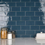 Load image into Gallery viewer, Merola Tile Castillo Denim 3 inch x 6 inch Ceramic Wall Tile – 5.72 sq.ft./case Glossy Handmade Look