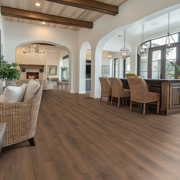 Lifeproof Chainmill 12mm x 9.41-inch W x 47.87-inch L Click Lock Waterproof Beige Wood Look Luxury Hybrid Resilient Flooring (18.78 sq.ft./case)