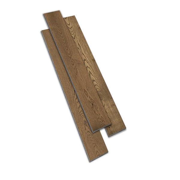 Lifeproof Royal Oak Random L x 6.5 in. W x 7mm Dark Brown Interlocking Engineered Waterproof Hardwood Flooring (21.80 sq.ft./case)