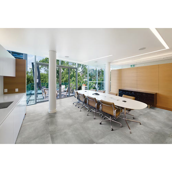 Anatolia Forge Titanium Porcelain Tile 0.39 inch Thick 32 inch x 32 inch 13.78 sq ft/case Matte Rectified