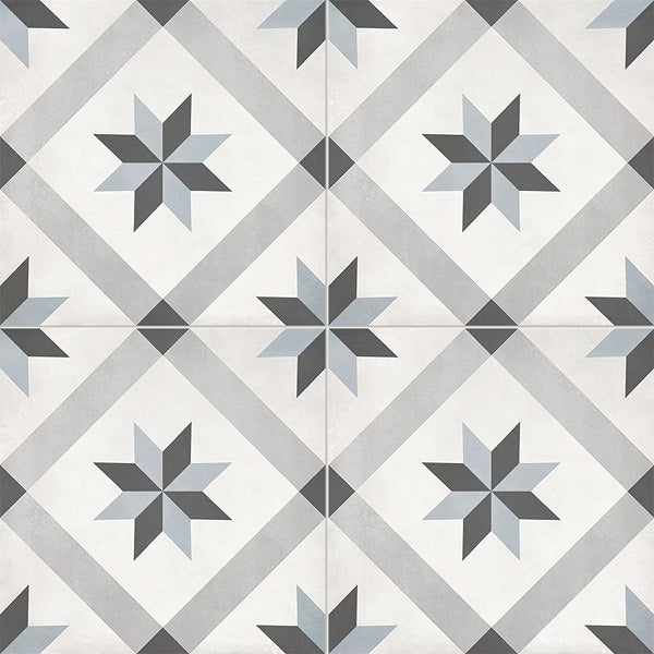 Anatolia Artisano Acqua Sigma 8 inch x 8 inch Matte High Definition Porcelain Tile 7.32 sq ft per Case Square