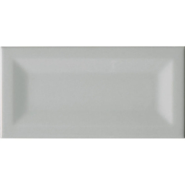 Segment Stone 3 in. x 6 in. Glossy Ceramic Inverted Beveled Wall Tile