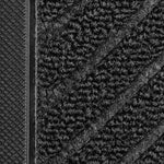 Load image into Gallery viewer, Multy Home 3 ft. x 5 ft. Parquet Embossed Black Doormat
