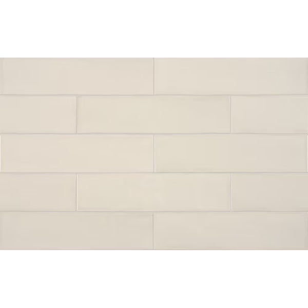 Anatolia Aura Dune Glossy Pressed Ceramic Wall Tile 0.34 inch Thick 2.95 inch W 10.66 sq ft/case