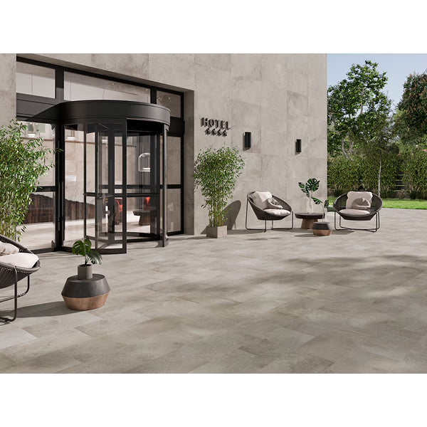 MSI Stone ULC Calypso Ash Porcelain Tile 0.39 inch Thick 12 inch x 24 inch 14 sq ft/case Matte