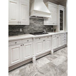 Load image into Gallery viewer, Anatolia Marino Grey Polished Porcelain Tile 0.34 inch Thick 12 inch x 24 inch 11.63 sq. ft./Case High Definition Marble Look