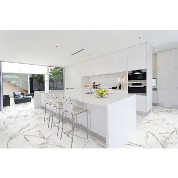 Anatolia Calacatta Oro Porcelain Tile 0.33 inch Thick 24 inch x 24 inch 15.5 sq ft/case Polished Rectified