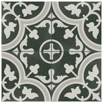 Load image into Gallery viewer, Merola Tile Arte Black Porcelain Floor &amp; Wall Tile 0.4 inch Thick x 9.75 inch Wide Black Square – 10.88 sq. ft./Case, Glazed Satin Finish
