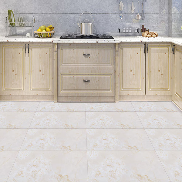 Revêtement de sol en carreaux de vinyle adhésifs Dundee Deco Falkirk Fermoy, beige, 12 po x 24 po (108 pi²/boîte)