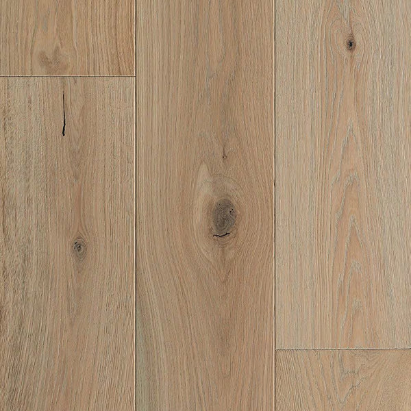 Malibu Wide Plank French Oak Crown 3/8 in. T x 6-1/2 in. W x Varying L Engineered Click Hardwood Flooring (23.64 sq.ft./case)