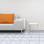 Charger l&#39;image dans la visionneuse de galerie, Revêtement de sol en carreaux de vinyle adhésifs Dundee Deco Falkirk Fermoy, blanc, 12 po x 24 po (20 pi²/boîte)
