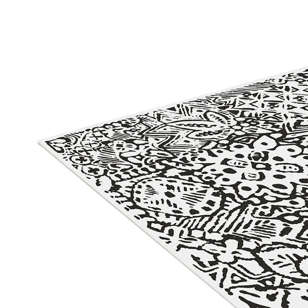 Ensemble de 20 carreaux de vinyle FloorPops Charcoal Reo de 12 po x 12 po (20 pi2)