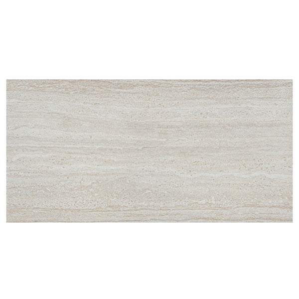 MSI Cordova Lablanca Porcelain Tile 24 inch x 48 inch 16 sq. ft./case Matte Travertine Look Large Format Finish