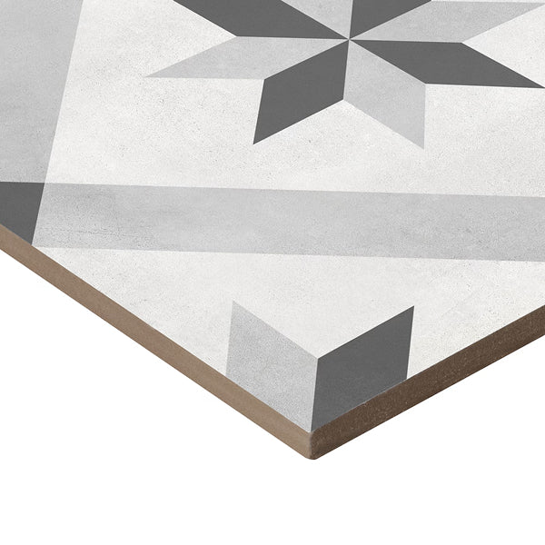 Anatolia Artisano Acqua Sigma Quartz 8 inch x 8 inch Matte High Definition Porcelain Tile 7.32 sq ft per Case Square