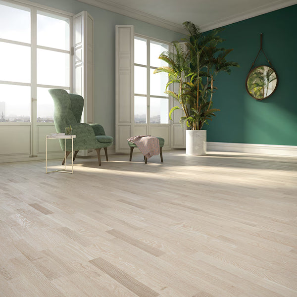 NATU Square Edge 1/2-inch x 7-1/5-inch Ivory Engineered Oak Hardwood Planks (38.61 sq.ft./case)