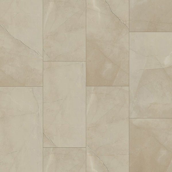 MSI Stone ULC Sande Cream 12 inch x 24 inch Glazed Porcelain Floor and Wall Tile – 16 sq. ft. per Case, Polished Stone Look Finish