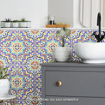 Load image into Gallery viewer, Merola Tile Sevillano Andalusia Ceramic Wall Tile 0.29 inch Thick 7.88 inch Wide 11.46 sq. ft. per Case – Glazed High Sheen Patterned Finish