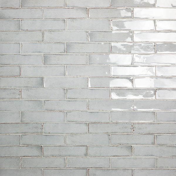 Ivy Hill Tile Moze Gray 3 inch x 12 inch Ceramic Wall Tile – 5.38 sq. ft. per Case, Glazed Smooth Finish