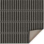 Load image into Gallery viewer, StyleWell Acton 2 ft x 5 ft Polypropylene Loop Yarn with Non-Slip Backing Black Doormat
