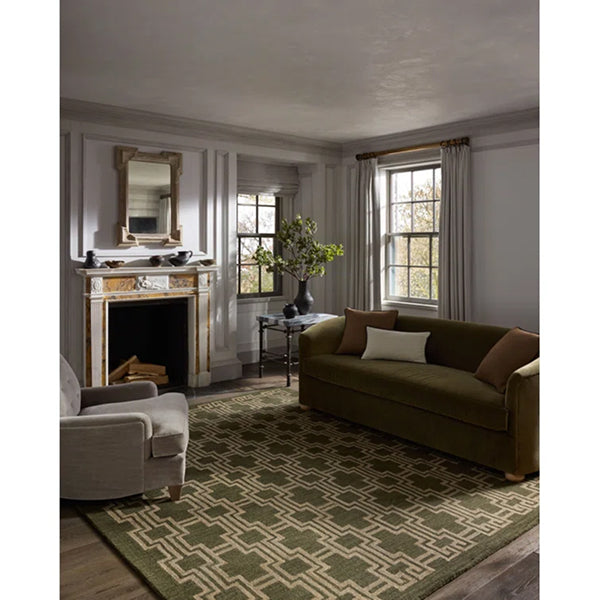Jeremiah Brent x Loloi Barrow Moss / Beige Area Rug