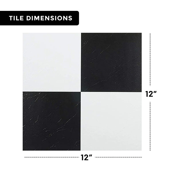 1.2mm Thick 12'' W x 12'' L Vinyl