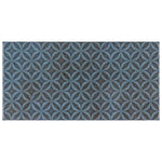 Load image into Gallery viewer, Merola Tile Camden Decor Azurro 4 inch x 8 inch Ceramic Wall Tile 0.29 inch Thick 11.5 sq ft/case Glossy Undulated Finish