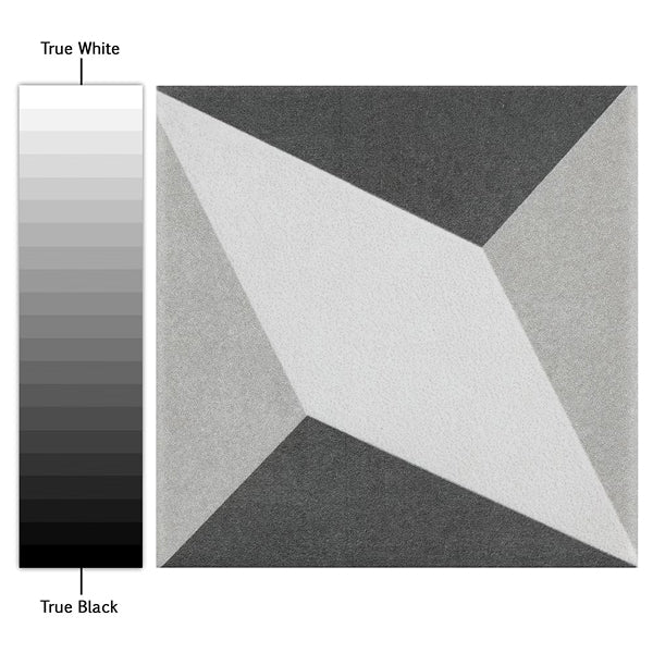 Merola Tile Twenties Diamond Mini Ceramic Floor and Wall Tile 4 inch Width 4 inch Length 12.72 sq ft/case Patterned Glossy Finish