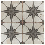 Load image into Gallery viewer, Merola Tile Kings Star Nero 17-5/8 inch x 17-5/8 inch Ceramic Floor and Wall Tile – 11.02 Sq. Ft. Coverage per Case