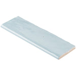 Load image into Gallery viewer, Ivy Hill Tile Kingston Blue 3 inch x 8 inch Polished Ceramic Bullnose Wall Tile Trim